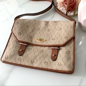 Vintage Christian Dior honeycomb monogram purse